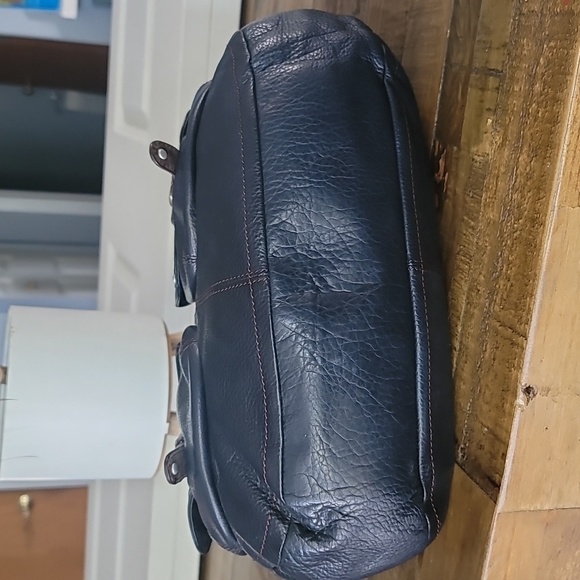 Sigrid Olsen Vintage 90's Leather Hardware Hobo Shoulder Bag - Picture 7 of 9